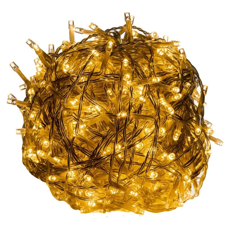 Lampki zewnętrzne JOYLIGHT, 400 LED, ciepłe białe, 40 m