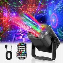 LAMPY DISCO NA IMPREZĘ DOM PARTY LIGHTS RGB LAMPA LASEROWA LED Inny producent