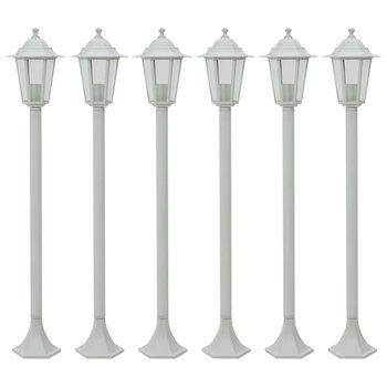 Lampy ogrodowe VIDAXL, białe, 110 cm, 6 szt. - vidaXL