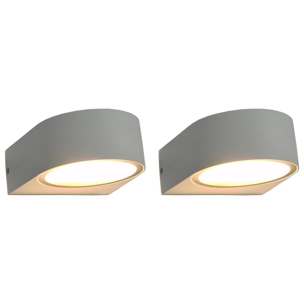 Lampy ścienne VIDAXL, białe, 70x17x19,2 cm