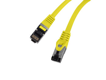 Lanberg, Patchcord Kat.8.1, Fluke Passed, Żółty, 1 M - LANBERG