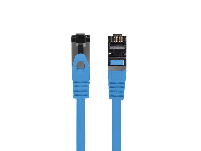 LANBERG Lanberg, Patchcord Kat.8.1 S/ftp Lszh Cu 0.25m, Niebieski Fluke Passed