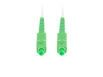 Lanberg, Patchcord światłowodowy SM SC/APC-SC/APC Simplex 3.0mm LSZH G657B3 5m, biały Lanberg
