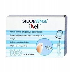 LANCETY GLUCOSENSE IXELL 100SZTUK - Ixell