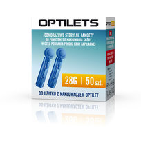 Lancety jednorazowe do glukometru OPTILETS, 50 szt. Diagnosis