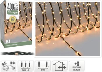 Łańcuch Led 400Led Extrwarm White 12M - Mondex