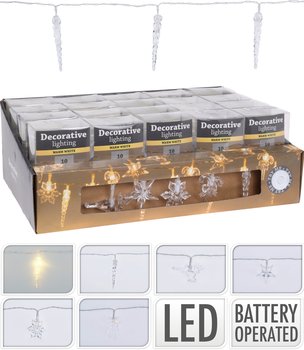 Łańcuch Świetlny 10Led 5 Rodzaje        2 X Aa 1,5V - Mondex