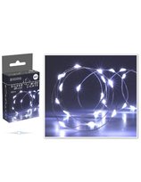 Łańcuch świetlny LED 10 – 90 cm na żyłce, białe światło