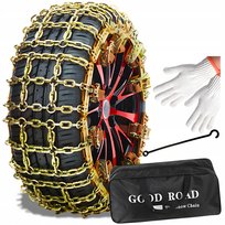 Łańcuchy Śniegowe Opaski Antypoślizgowe Na Koła Opony 245-285 Wzmacniane 6 szt