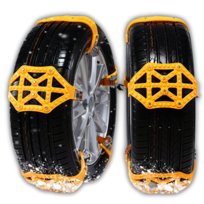 Łańcuchy Śniegowe Opaski Antypoślizgowe Wielorazowe Na Koła Opony 5 Szt