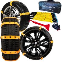 Łańcuchy Śniegowe Uniwersalne Opaski Na Koła Zimowe Antypoślizgowe Komplet