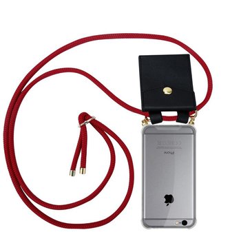 Łańcuszek Pokrowiec Do Apple iPhone 6 / 6S w RUBINOWO CZERWONY Etui Obudowa Case Cover Ochronny Cadorabo - Cadorabo