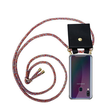 Łańcuszek Pokrowiec Do Samsung Galaxy A40 w KOLOROWA PAPUGA Etui Obudowa Case Cover Ochronny Cadorabo - Cadorabo