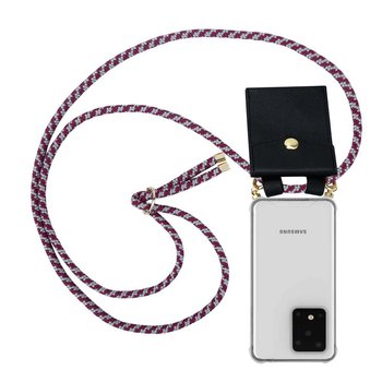 Łańcuszek Pokrowiec Do Samsung Galaxy S20 ULTRA w Czerwono Biały Etui Obudowa Case Cover Ochronny Cadorabo - Cadorabo