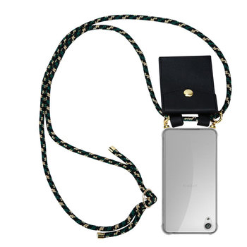 Łańcuszek Pokrowiec Do Sony Xperia X w KAMUFLAŻ Etui Obudowa Case Cover Ochronny Cadorabo - Cadorabo