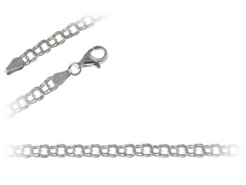 Łańcuszek srebrny Garibaldi (060) fl191 - 50 cm - FALANA