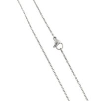 Łańcuszek stal chirurgiczna 50cm / 1.5mm - Ankier Srebrny Xuping
