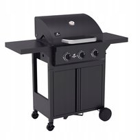 Landmann Grill gazowy Rookie 3.0 Cook, 3 palniki, 9 kW - 13972 czarny