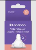 LANSINOH Natural Wave smoczek o bardzo wolnym przepływie XS