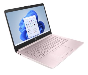 Laptop HP 14-cf2112wm / 5T9T7UA / Intel N4120 / 8GB / eMMC 64GB / Intel UHD / HD / Win 11 / Różowy - HP