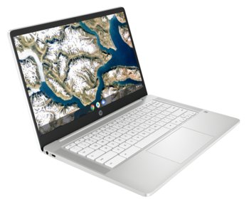 Laptop HP Chromebook 14a-na0020nr / 9PG29UA / Intel N4000 / 4GB / 32GB eMMC / Intel UHD / HD / ChromeOS / Biały - HP