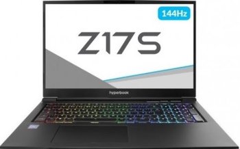 Laptop HYPERBOOK Z17S, i7-9750H, RTX 2060, 8 GB RAM, 17.3", 240 GB SSD, Windows 10 - Hyperbook