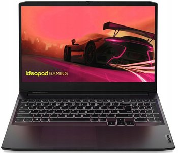 Laptop Lenovo Gaming 3 15,6 R5 16GB SSD256+1TB GTX3050Ti (82K200NPPB) - Lenovo
