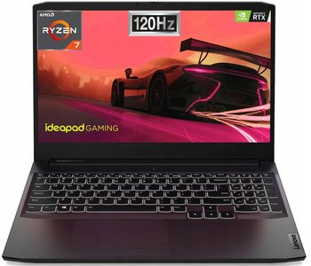 Laptop Lenovo Gaming 3 R7 120Hz 32Gb Ssd1024_M.2 Rtx3050 (82K200Nkpb) - IBM, Lenovo