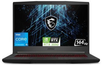 Laptop MSI GF63 Thin 15,6 FHD 144Hz i5-12450H 8GB SSD1024 M2 RTX3050 - MSI