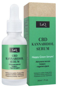 Laq CBD Kannabidiol Serum Aktywne Serum kojąco-regenerujące Happy Green 30ml - LaQ