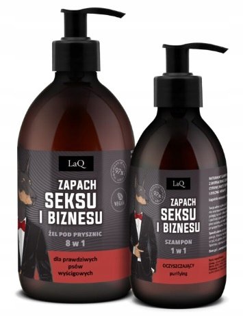 LaQ DOBERMAN Żel I Szampon Zestaw Dla FACETA SEKSU i BIZNESU