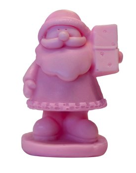 LaQ, Happy Soaps, naturalne mydło glicerynowe Mały Św. Mikołaj, 30 g - LaQ