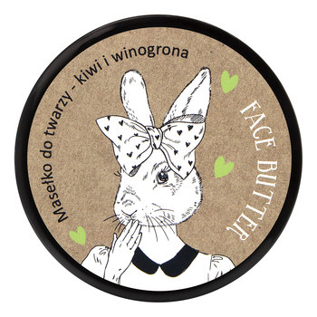 LaQ, Masełko do twarzy Króliczek Kiwi i Winogrona, 50 ml - LaQ