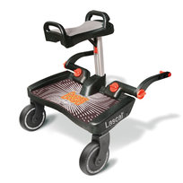 Lascal, Zestaw BuggyBoard Maxi+, Czarny/Szary Lascal