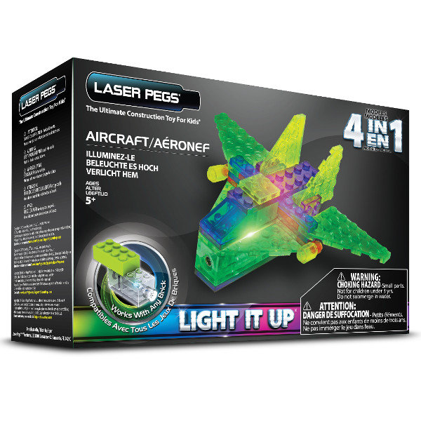 Laser Pegs, klocki konstrukcyjne 4w1 Aircraft