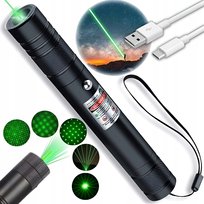 Laser Zielony Usb Mocny Wskaźnik Moc ZeeTech