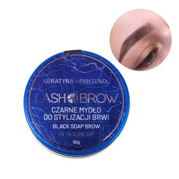 Lash Brow, Mydło koloryzujące do stylizacji brwi, Keratyna, 50g - Lash Brow