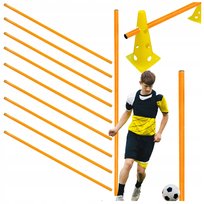 LASKA TYCZKA TRENINGOWA GIMNASTYCZNA orange 100cm trening do TRENINGU 9szt.