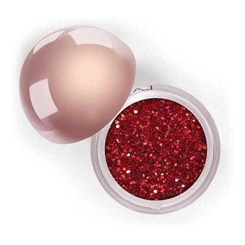 LASplash, Crystallized glitter, Sypki cień do powiek, czerwony, 3,5 g - Lasplash