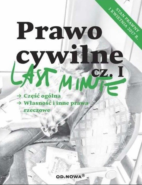 Last Minute Prawo Cywilne Część 1 - W opisie | Książka w Empik