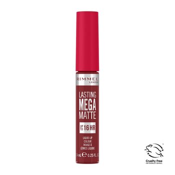 Lasting Mega Matte, Długotrwała matowa pomadka w płynie do ust 930 Ruby Passion, 7.4 ml - Rimmel