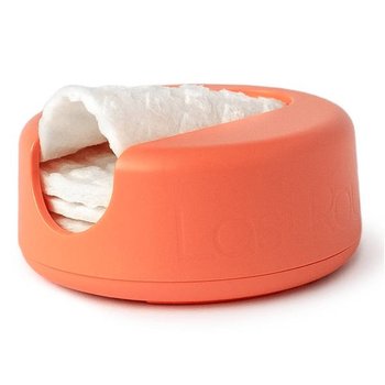 LastObject, LastRound, Zestaw wielorazowych płatków kosmetycznych w brzoskwiniowym etui, 7 szt. - Last Object