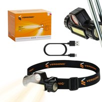 LATARKA CZOŁOWA COB 4w1 LAMPKA CZOŁÓWKA Z MAGNESEM ER4
