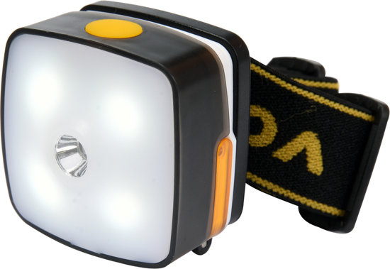 Latarka czołowa VOREL, 3w+4 smd led