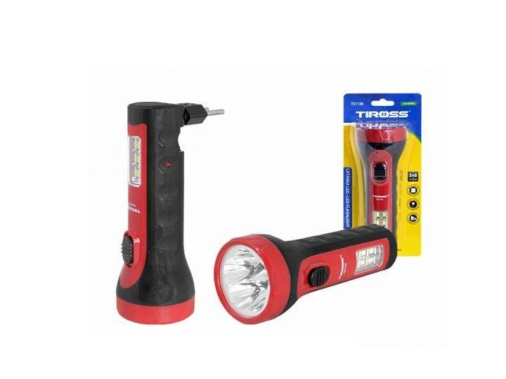 Latarka ładowalna TIROSS TS-1138, 5 + 6 SMD