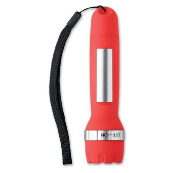 Latarka z akumulatorem na USB USB-TORCH - czerwony - UPOMINKARNIA