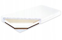 LATEKS-PIANKA-KOKOS Materac do łóżeczka 120x60