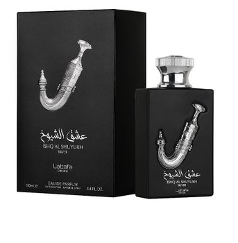 Lattafa, Ishq Al Shuyukh Silver, Woda perfumowana unisex, 100 ml - Lattafa