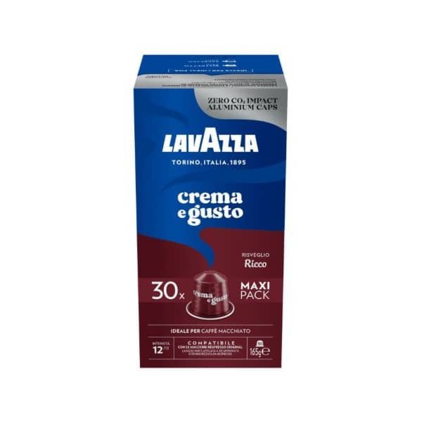 Фото - Кава Lavazza Crema e Gusto Ricco 30 aluminiowych kapsułek do Nespresso 