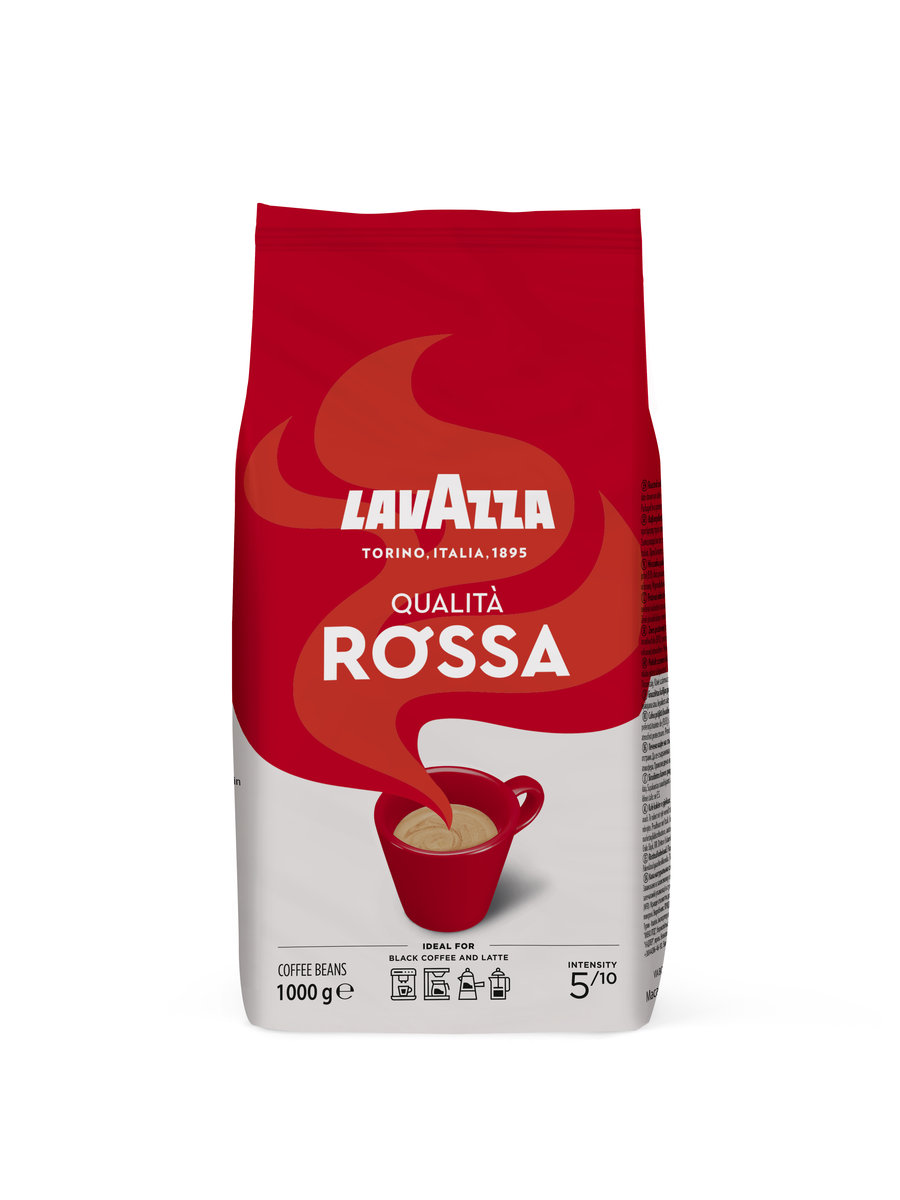 Kawa ziarnista Lavazza QUALITA ROSSA 1kg - najlepsza cena i opinie